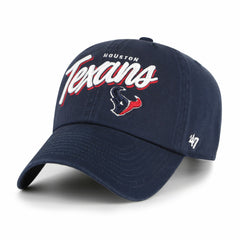Houston Texans '47 Women's Ariana Clean Up Adjustable Hat Navy | 47 brand