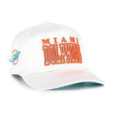 Miami Dolphins '47 Women's Outspoken Hitch Adjustable Hat White | 47 brand