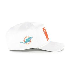 Miami Dolphins '47 Women's Outspoken Hitch Adjustable Hat White | 47 brand