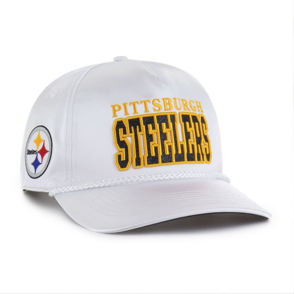 Pittsburgh Steelers '47 Women's Outspoken Hitch Adjustable Hat White | 47 brand