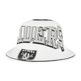 Las Vegas Raiders '47 Women's Energize Bucket Hat White | 47 brand