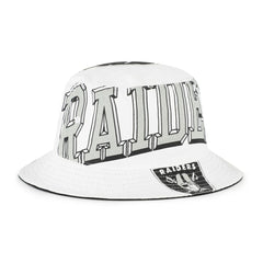 Las Vegas Raiders '47 Women's Energize Bucket Hat White | 47 brand