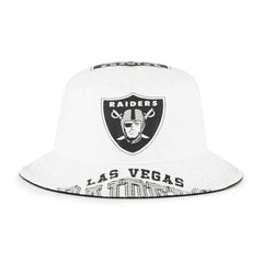 Las Vegas Raiders '47 Women's Energize Bucket Hat White | 47 brand