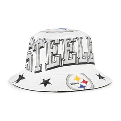 Pittsburgh Steelers '47 Women's Energize Bucket Hat White | 47 brand