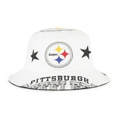 Pittsburgh Steelers '47 Women's Energize Bucket Hat White | 47 brand