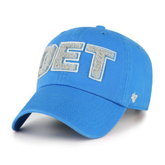 Detroit Lions '47 Women's Zoey Clean Up Adjustable Hat Blue | 47 brand