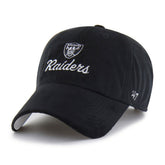 Las Vegas Raiders '47 Women's Spirited Clean Up Adjustable Hat Black | 47 brand