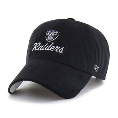Las Vegas Raiders '47 Women's Spirited Clean Up Adjustable Hat Black | 47 brand