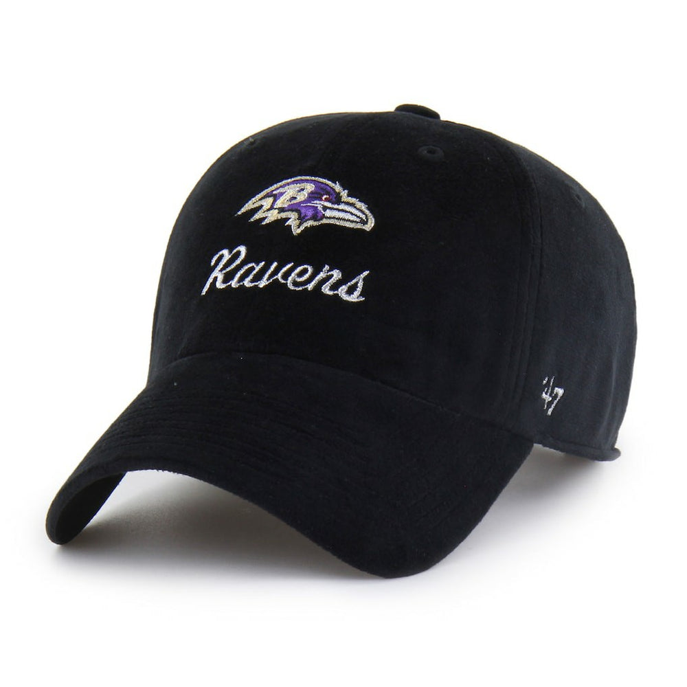 Baltimore Ravens '47 Women's Spirited Clean Up Adjustable Hat Black | 47 brand
