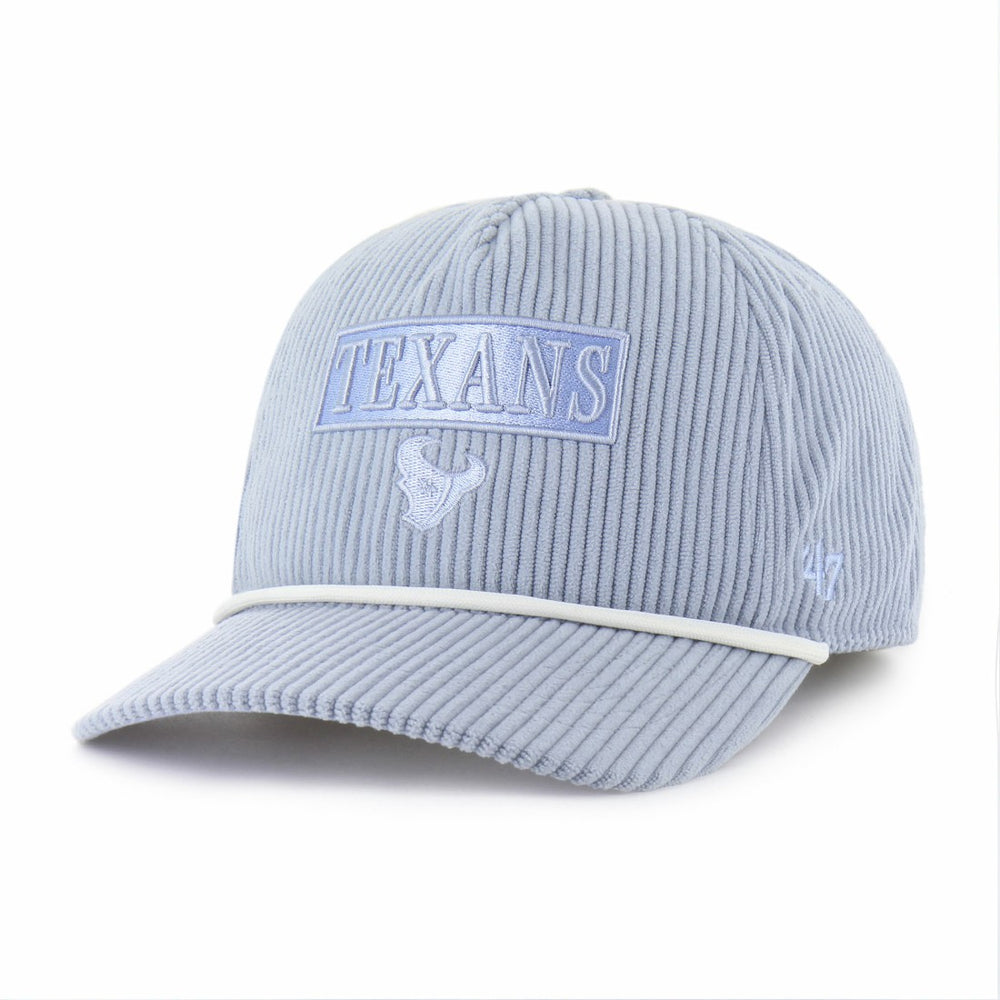 Houston Texans '47 Women's Mellow Corduroy Hitch Adjustable Hat Light Blue | 47 brand