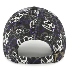 Baltimore Ravens '47 Girls Youth Mural Clean Up Adjustable Hat Black | 47 brand