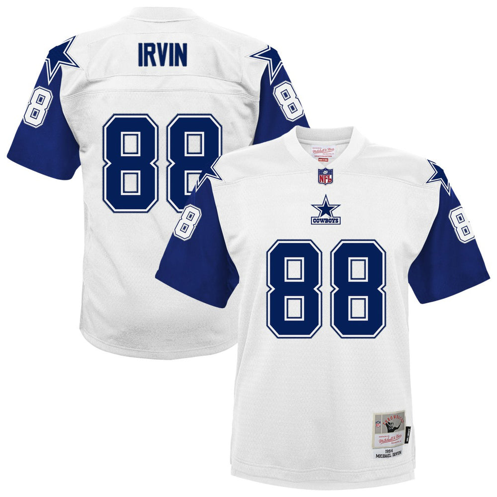 Michael Irvin Dallas Cowboys Youth 1994 Alternate Legacy Jersey White | Mitchell & Ness