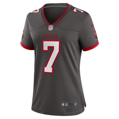 Bucky Irving Tampa Bay Buccaneers Women's Alternate Game Jersey Pewter | Nike for Sale