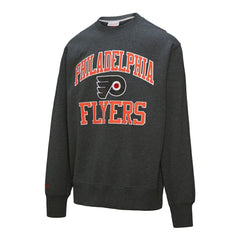 Philadelphia Flyers Mitchell & Ness Playoff Win Fleece Pullover Sweatshirt - Charcoal - NHL