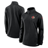 Ottawa Senators Fanatics Women's Authentic Pro Rink Quarter-Zip Pullover - Black - NHL