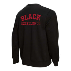 San Francisco 49ers Unisex Black Excellence Collection Icon Pullover Sweatshirt Black | Mitchell & Ness
