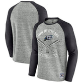 Tampa Bay Rays Darius Rucker Collection by Fanatics Raw Edge Raglan Long Sleeve Baseball T-Shirt - MLB
