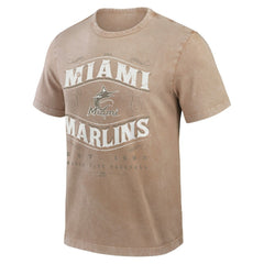 Miami Marlins Darius Rucker Collection by Fanatics Sunfaded T-Shirt - MLB
