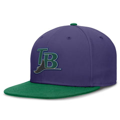 Tampa Bay Rays Nike True Primetime Two-Tone Performance Fitted Hat - MLB
