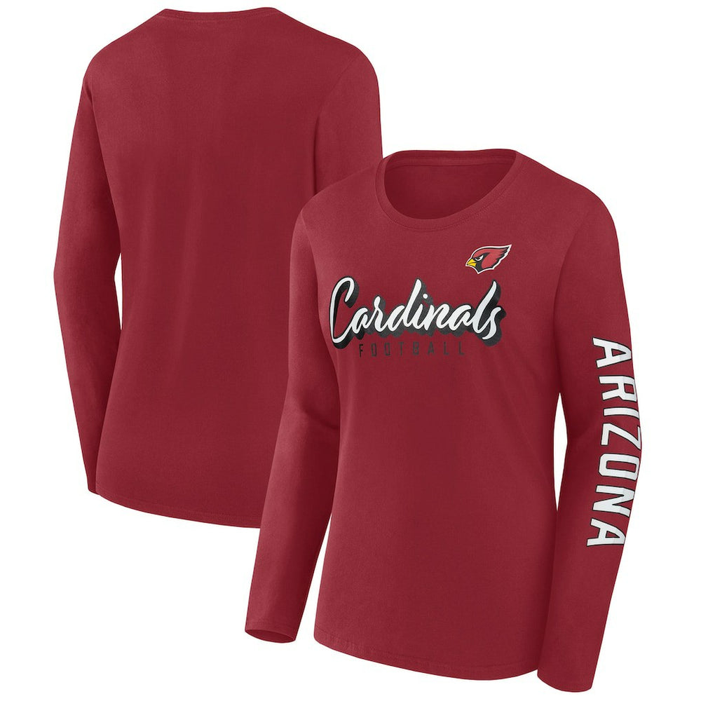 Arizona Cardinals Women's Cheerleader Long Sleeve T-Shirt Cardinal | Fanatics
