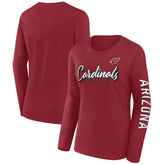 Arizona Cardinals Women's Cheerleader Long Sleeve T-Shirt Cardinal | Fanatics