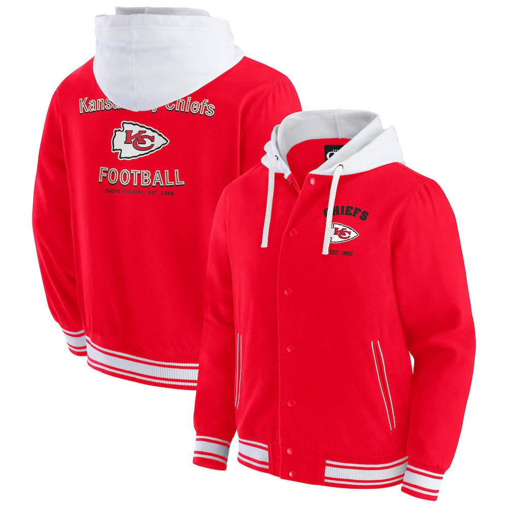Kansas City Chiefs Darius Rucker Collection Full-Snap Hoodie Jacket Red | Fanatics