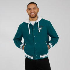 Philadelphia Eagles Darius Rucker Collection Full-Snap Hoodie Jacket Midnight Green | Fanatics