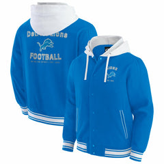Detroit Lions Darius Rucker Collection Full-Snap Hoodie Jacket Blue | Fanatics