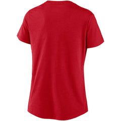 Washington Nationals Nike Women's Local Team Tri-Blend V-Neck T-Shirt - MLB