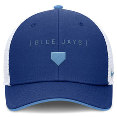 Toronto Blue Jays Nike Rise Diamond Plate Performance Trucker Flex Hat - MLB