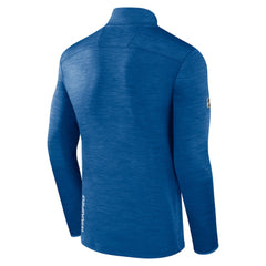 Winnipeg Jets Fanatics Authentic Pro Lightweight Quarter-Zip Pullover - Heather Blue - NHL