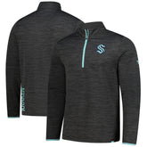 Seattle Kraken Fanatics Authentic Pro Lightweight Quarter-Zip Pullover - Heather Charcoal - NHL