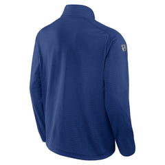 Vancouver Canucks Fanatics Authentic Pro Rink Quarter-Zip Top - Blue - NHL