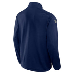 Winnipeg Jets Fanatics Authentic Pro Rink Quarter-Zip Top - Navy - NHL