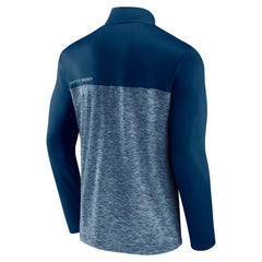 Seattle Kraken Fanatics Iconic Defender Quarter-Zip Jacket - Deep Sea Blue - NHL
