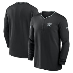 Las Vegas Raiders Coach Half-Zip Sweatshirt Black | Nike for Sale