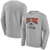 New York Islanders Fanatics Light the Candle Fleece Pullover Sweatshirt - Gray - NHL
