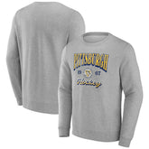 Fanatics Pittsburgh Penguins Gray Nimbus Fleece Pullover Sweatshirt - NHL