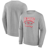 Fanatics Detroit Red Wings Gray Nimbus Fleece Pullover Sweatshirt - NHL