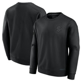 Seattle Kraken Fanatics Authentic Pro Road Fleece Sweatshirt - Black - NHL