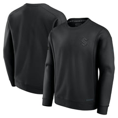Seattle Kraken Fanatics Authentic Pro Road Fleece Sweatshirt - Black - NHL