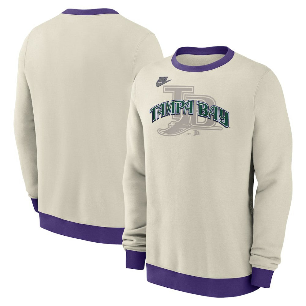 Tampa Bay Rays Nike Cooperstown Collection Fleece Pullover Sweatshirt - MLB