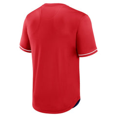 St. Louis Cardinals Fanatics Fantastic Finish V-Neck Fashion T-Shirt - MLB