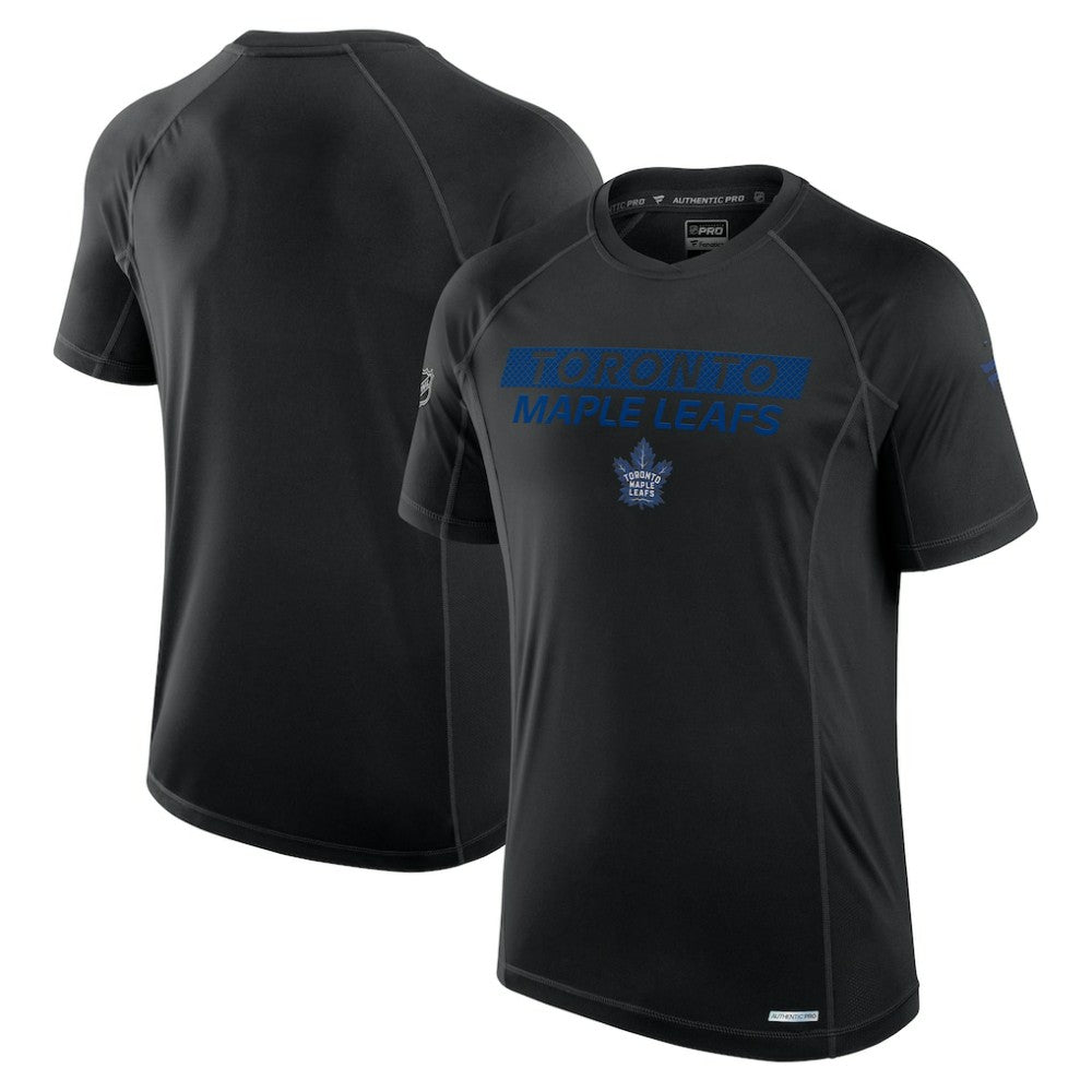 Toronto Maple Leafs Fanatics Authentic Pro Tech Raglan T-Shirt - Black - NHL