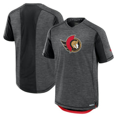 Ottawa Senators Fanatics Authentic Pro Rink Performance T-Shirt - Heather Charcoal - NHL