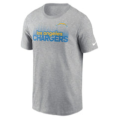 Los Angeles Chargers Local Essential T-Shirt Heather Gray | Nike for Sale