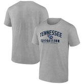 Tennessee Titans Screen Blocking T-Shirt Heather Gray | Fanatics