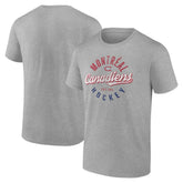 Montreal Canadiens Fanatics Emblem T-Shirt - Gray - NHL
