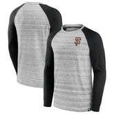 San Francisco Giants Fanatics Iconic Streaky Raglan Long Sleeve T-Shirt - MLB