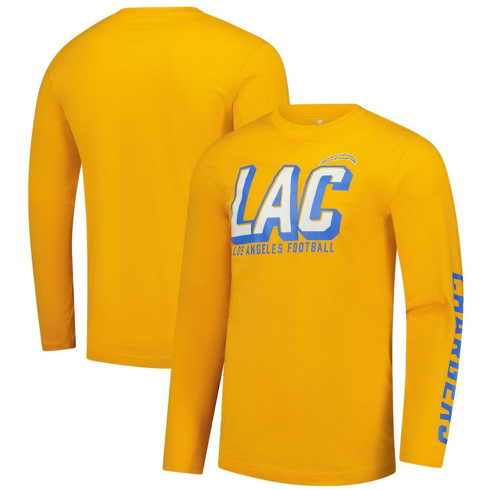 Los Angeles Chargers Long Sleeve T-Shirt Gold | Fanatics